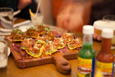 Tacos are popular at Mamasita