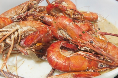 Mouth-wateringly fresh prawns