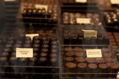 Handmade Belgian pralines