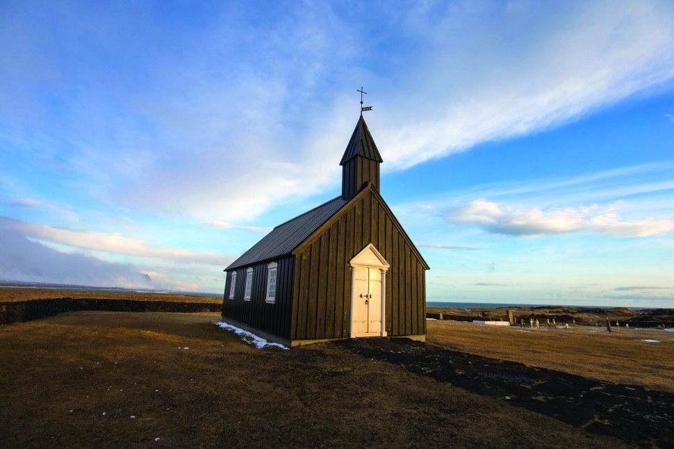 Remote wooden churches are found throughout the island