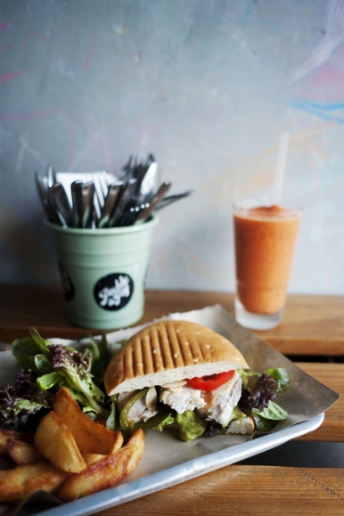 Paninis, smoothies and sandwiches are on the brunch menu at Pickle & Fig