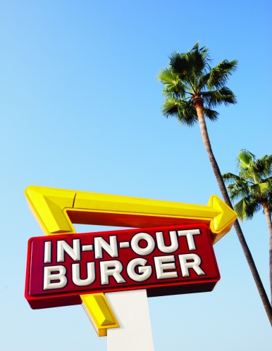 In-N-Out Burger signage