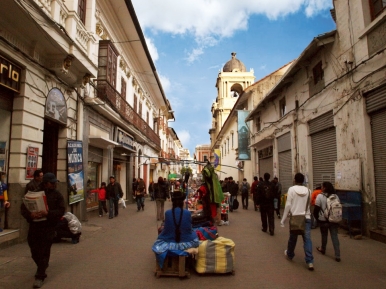 The historic city of La Paz