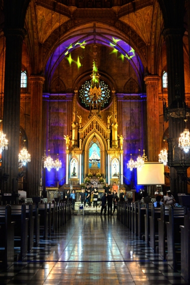 The San Sebastian Church, built in 1891, is the only church in Asia made entirely of steel