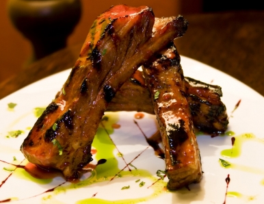 Costillas, or ribs, from Baco in Cusco