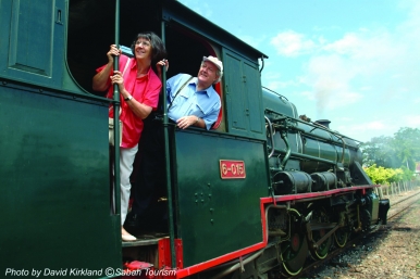Take a trip back in time on the North Railway steam train