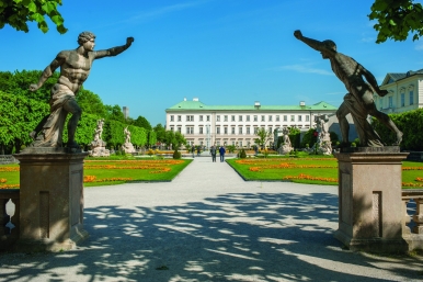 Entrance to the Mirabell Gardens where Maria and the children sang Do Re Mi