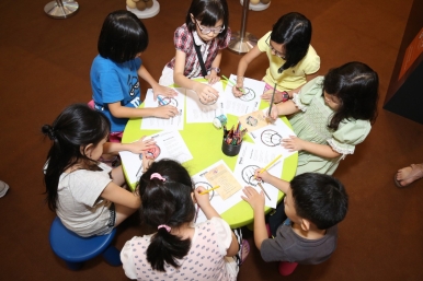 Colouring competition at the Lee Kong Chian Natural History Museum