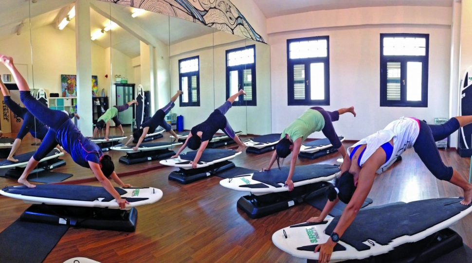 Surfset routines offer cardio, core and balance training