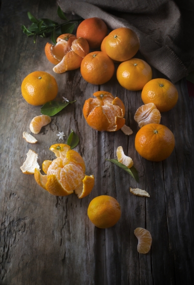 Tangerines and kumquats are eaten to invite riches for the coming year