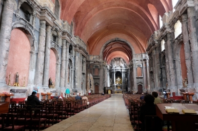 The interior of Igreja de Sao Domingo