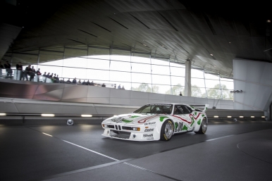 A classic BMW on display at BMW Welt; Photo © BMW