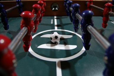 Foosball: Play a round of foosball at Café Kick; Photo © Freeimages.com 