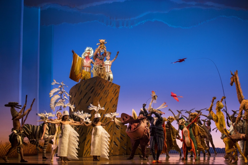 The Lion King musical is presented in Mandarin in Shanghai Disneyland; Photo © Shanghai Disneyand