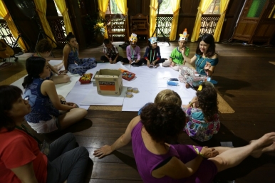 The RWMF also features workshops for children Photo © Sarawak Tourism Board
