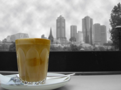 Flat white against a Melbourne skyline Photo © Freeimages