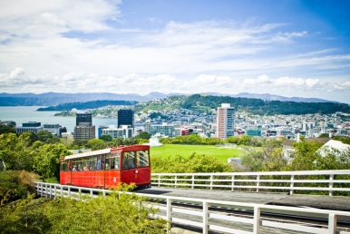 Hop aboard the iconic Cable Car Photo ©  Tourism New Zealand