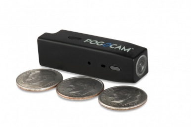 PogoCam weighs less than two dimes and measures only 10.9 x 12.5 x 42.8mm