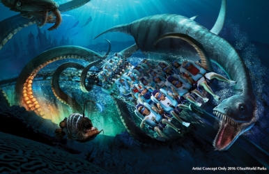 The Kraken Roller Coaster opens in mid-2017