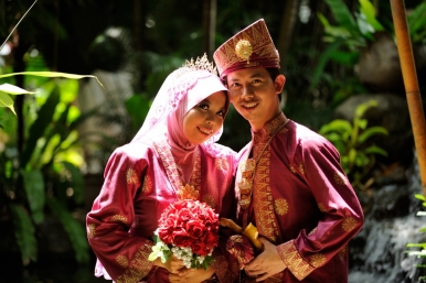 Songket is often used in costumes for cultural performances
