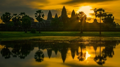 Sunrise at Angkor Wat is a breathtaking experience