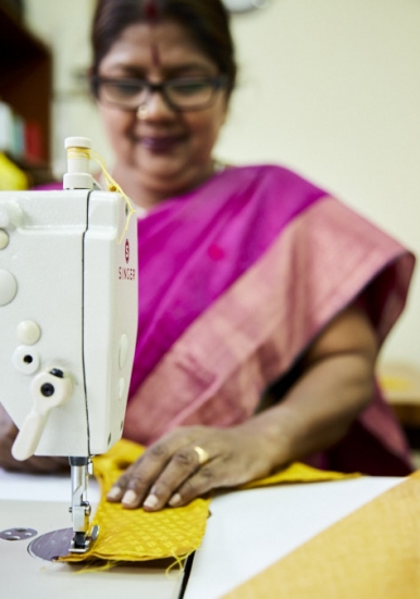 Tailoring for the sari blouse needs to be clean and precise due to its visibility