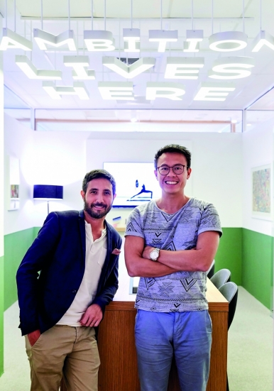 Founders of Common Ground Ermand Akinci (left) and Juhn Teo (right)