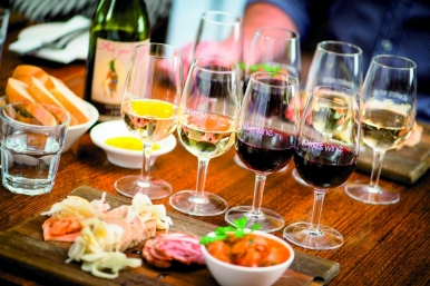Fowles Wine Cellar Door Cafe offers a selection of award-winning wines paired with game meats