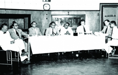 The national anthem committee meeting on 15 August 1956