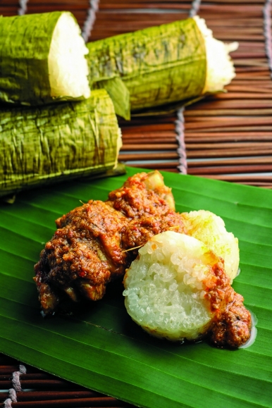 Add kerisik into curries such as this chicken rendang for added body and sweetness