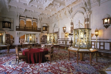 The interior of Osborne House, which was once the holiday home of Queen Victoria