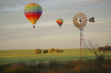 Ballooning over Avon Valley