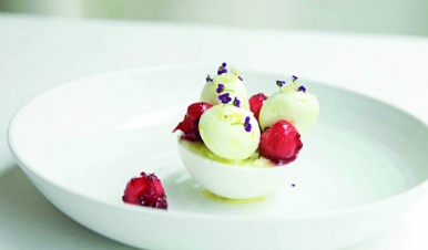 Even desserts are a subtle showcase of flavours. Photo: Pertinence