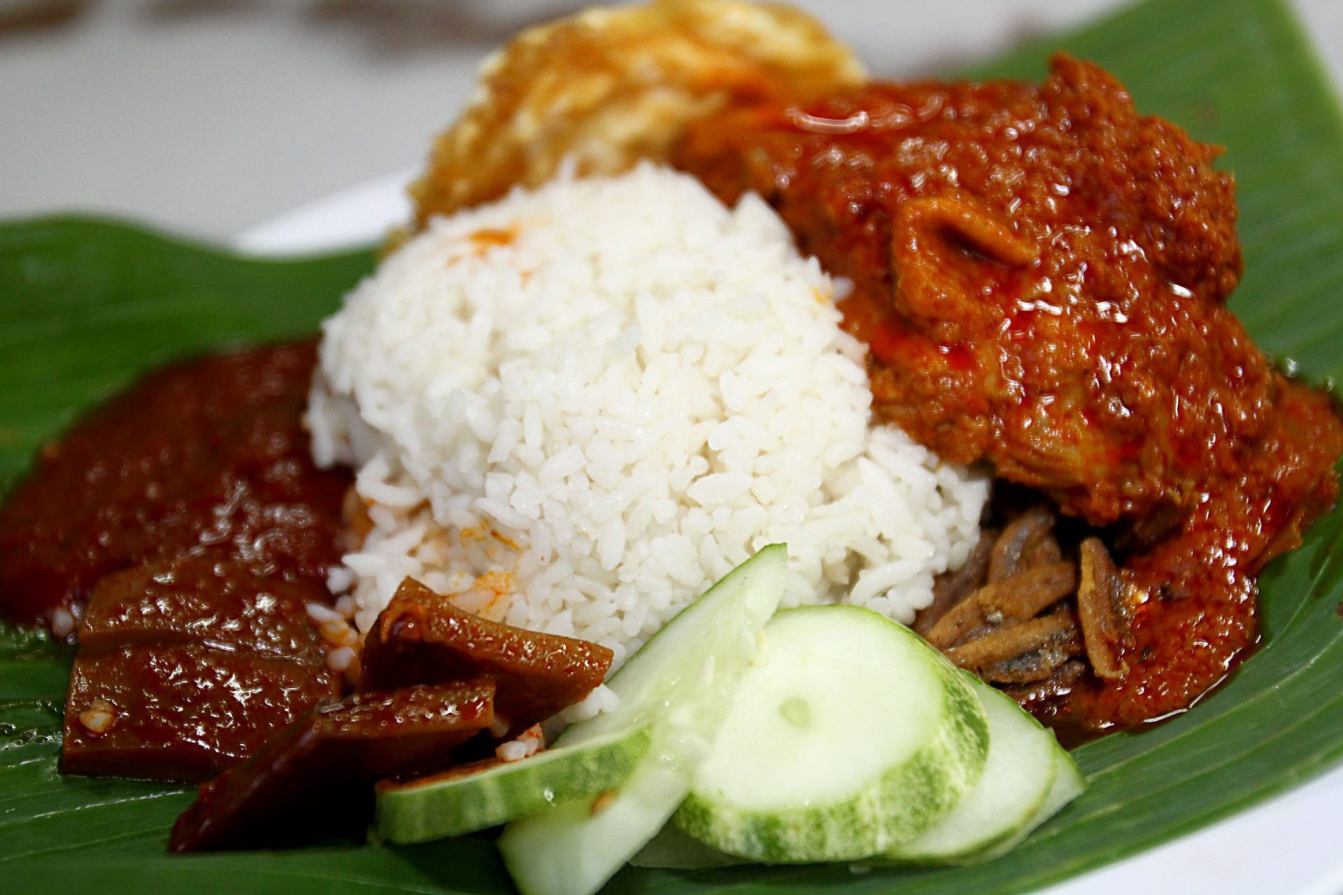 Nasi Lemak Malaysian national dish