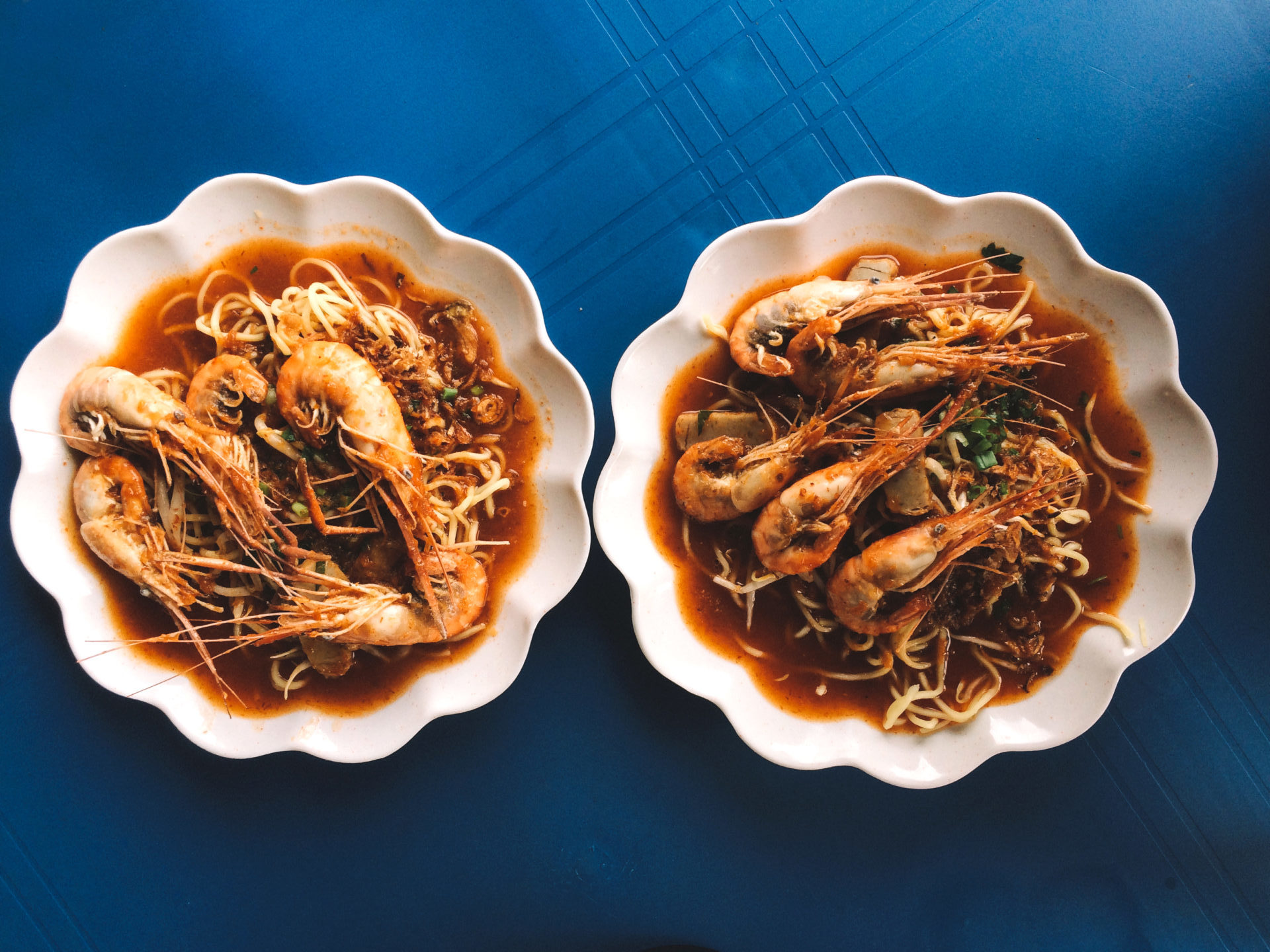 Prawn noodles or mee udang in Taiping