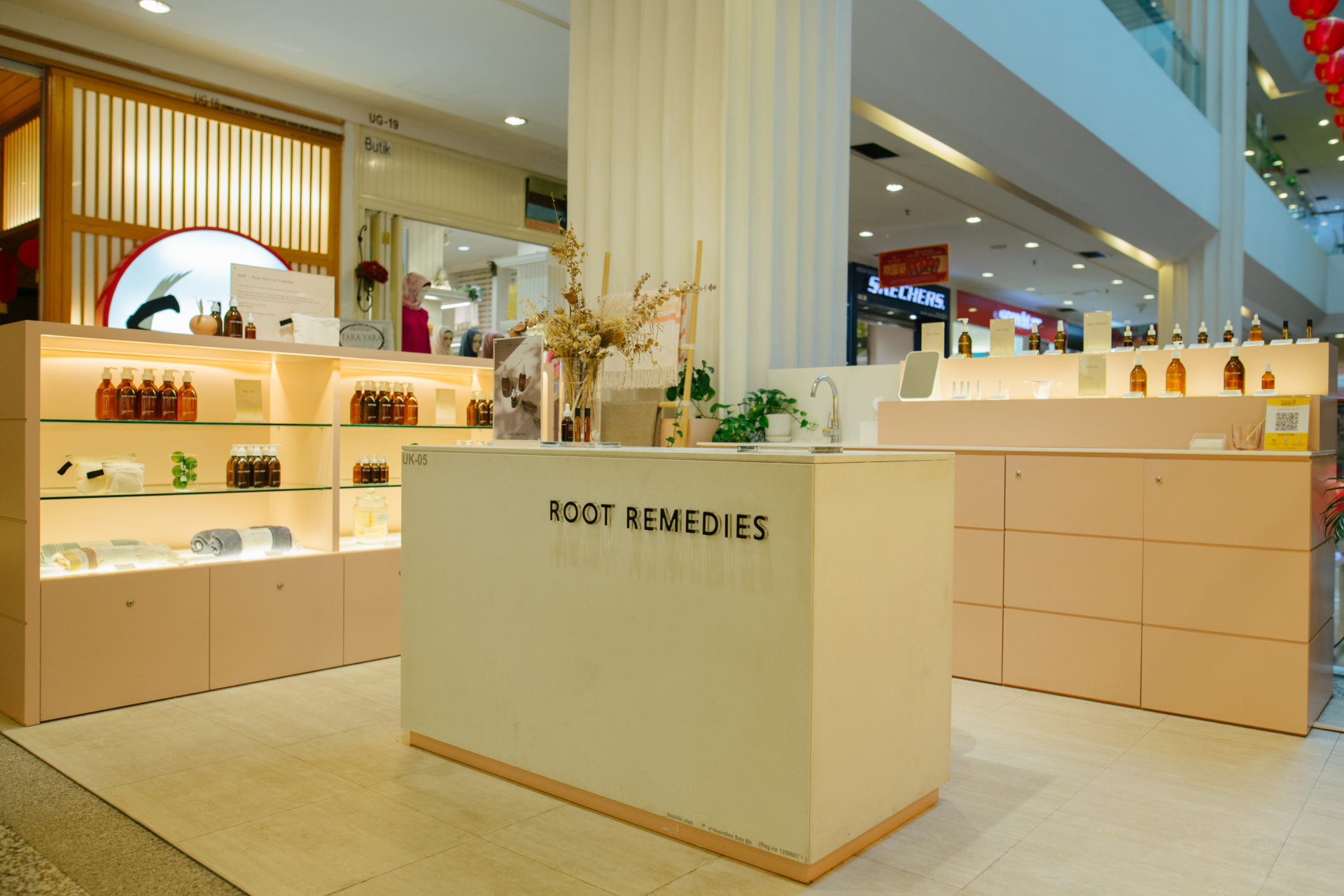 Root Remedies' brick and mortar store in Empire Shopping Gallery, Subang Jaya