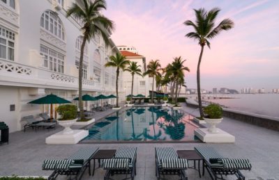 Infinity pool at Eastern & Oriental Hotel Penang