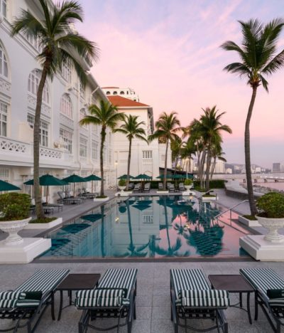 Infinity pool at Eastern & Oriental Hotel Penang