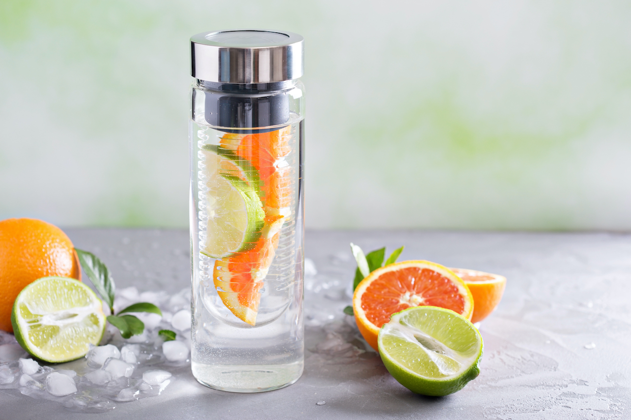 Infusion water bottle. Photo credit: Shutterstock.com