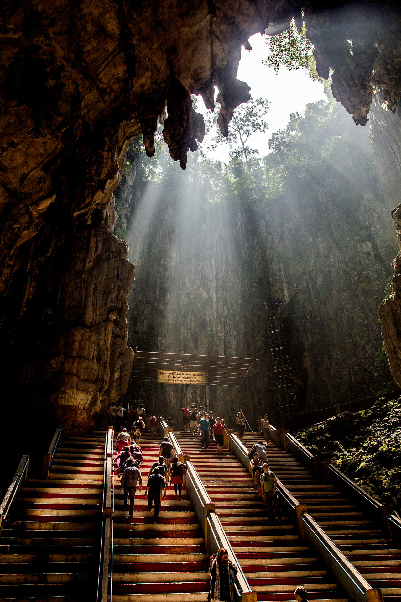 Inside Batu Caves.