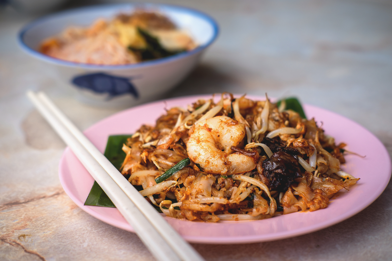 Smokey, seafood-packed char koay teow is a Penang must-try
