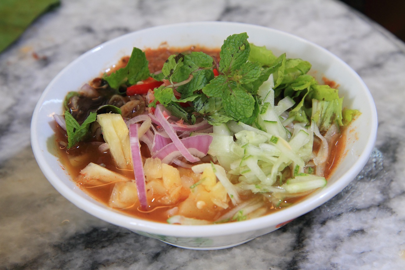 Penang is renowned for its assam laksa