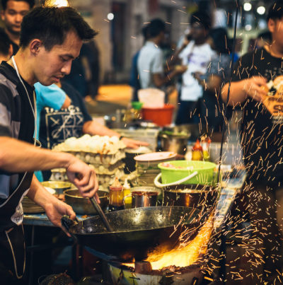 Penang street food hawker