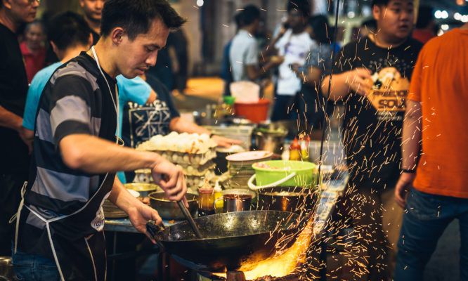 Penang street food hawker