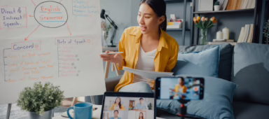 Cloud computing makes easy work of storing and disseminating rich-media teaching materials