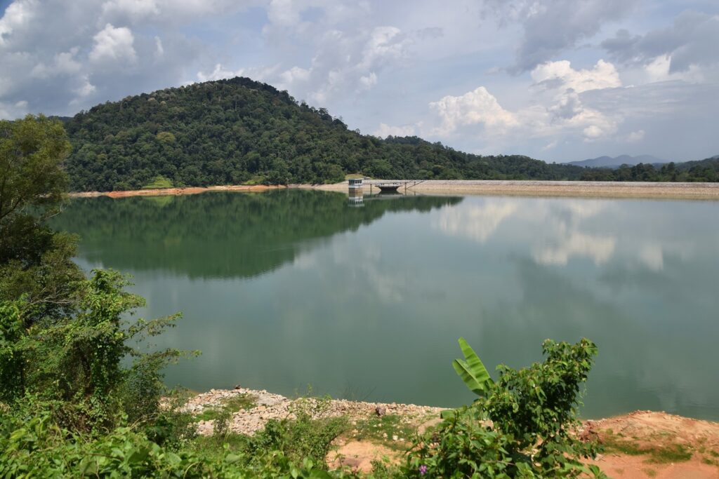 Hulu Langat Reservoir in Malaysia