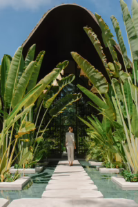 Lush grounds at JoaliBeing
