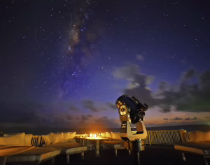 Star-speckled skies over Soneva Jani