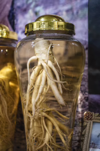 Jars of ginseng