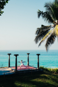 Yoga by the sea
